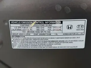 Honda Civic 2018 EX 4dr Hatchback