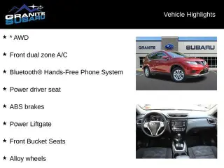 Nissan Rogue 2014 AWD S 4dr Crossover