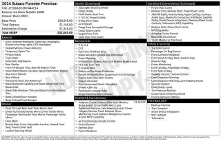 Subaru Forester 2024 AWD Premium 4dr Crossover