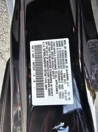 Honda Odyssey 2015 EX-L 4dr Mini-Van