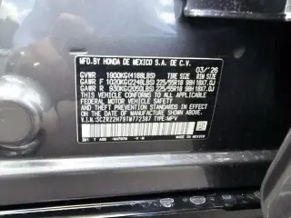 Honda HR-V 2026 AWD EX-L 4dr Crossover