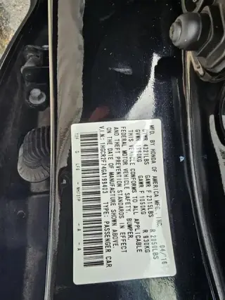 Honda Accord 2016 EX 4dr Sedan CVT