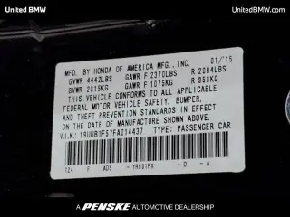 Acura TLX 2015 4dr Sedan w/Technology Package