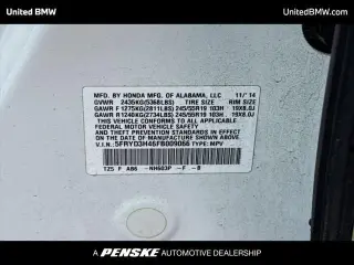 Acura MDX 2015 4dr SUV w/Technology Package