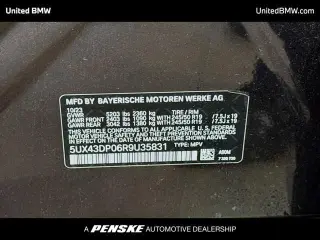 BMW X3 2024 sDrive30i 4dr Sports Activity Vehicle