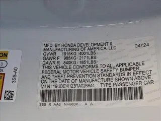 Acura Integra 2024 4dr Liftback
