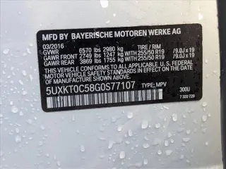 BMW X5 2016 AWD xDrive40e 4dr SUV