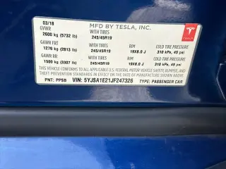 Tesla Model S 2018 AWD 100D 4dr Liftback