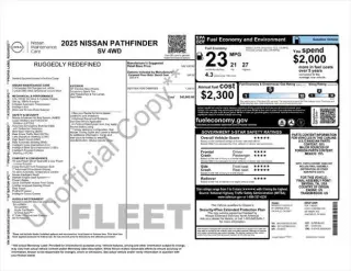 Nissan Pathfinder 2025 AWD SV 4dr SUV