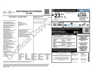 Nissan Pathfinder 2025 SV 4dr SUV