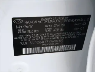 Hyundai ELANTRA 2019 Value Edition 4dr Sedan