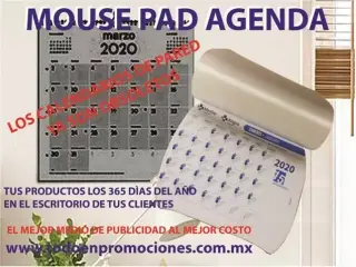 MOUSE PAD CALENDARIO