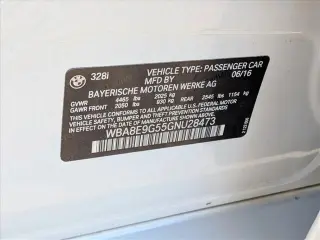 BMW 3 Series 2016 328i 4dr Sedan SULEV