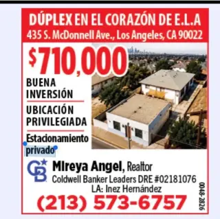 Dúplex en venta en Los Ángeles – $710,000