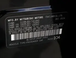 Mitsubishi Mirage G4 2024 SE 4dr Sedan
