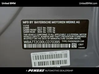 BMW 7 Series 2020 740i 4dr Sedan