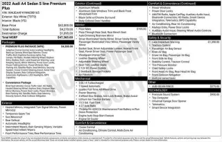 Audi A4 2022 AWD quattro S line Premium Plus 45 TFSI 4dr Sedan