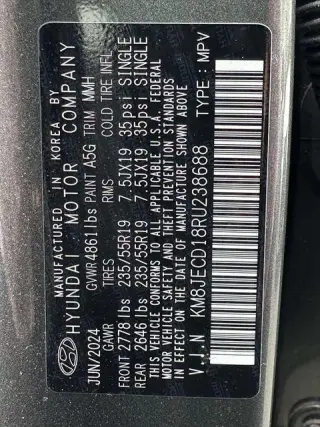 Hyundai TUCSON Hybrid 2024 AWD Limited 4dr SUV