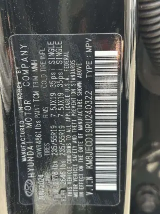 Hyundai TUCSON Hybrid 2024 AWD Limited 4dr SUV