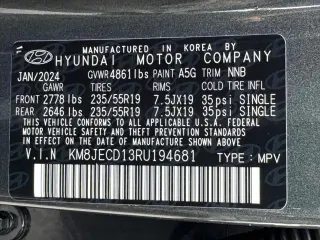 Hyundai TUCSON Hybrid 2024 AWD Limited 4dr SUV