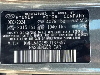 Hyundai ELANTRA Hybrid 2025 Blue 4dr Sedan