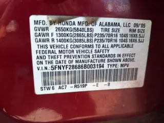 2006 Honda Pilot