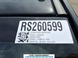 2026 Subaru Crosstrek