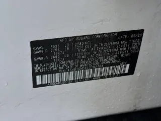 Subaru Outback 2020 AWD Limited XT 4dr Crossover