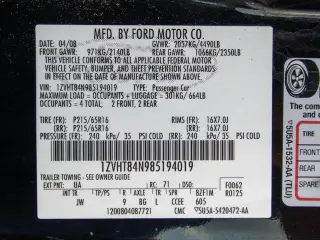 Ford Mustang 2008 V6 Deluxe 2dr Convertible