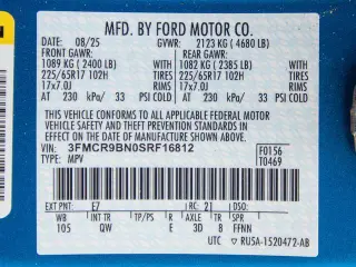 Ford Bronco Sport 2025 AWD Big Bend 4dr SUV