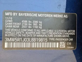 BMW 3 Series 2020 330i 4dr Sedan