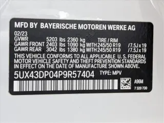 BMW X3 2023 sDrive30i 4dr Sports Activity Vehicle