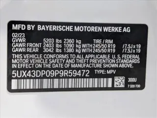 BMW X3 2023 sDrive30i 4dr Sports Activity Vehicle