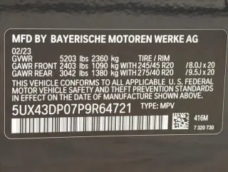 BMW X3 2023 sDrive30i 4dr Sports Activity Vehicle