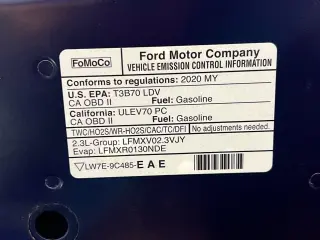 Ford Mustang 2020 EcoBoost 2dr Fastback