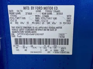 Ford F-150 2010 4x4 XLT 4dr SuperCab Styleside 6.5 ft. SB