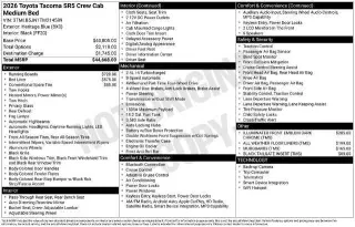 Toyota Tacoma 2026 4x4 TRD Sport 4dr Double Cab 6.1 ft LB