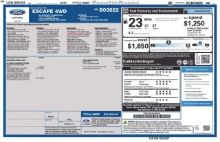 Ford Escape 2019 AWD Titanium 4dr SUV