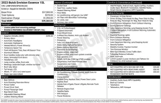 Buick Envision 2023 Essence 4dr Crossover