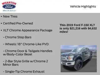 Ford F-150 2019 4x2 XL 4dr SuperCrew 5.5 ft. SB