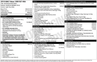 GMC Yukon 2010 4x2 SLT 4dr SUV