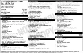 Hyundai SANTA CRUZ 2025 AWD Limited 4dr Crew Cab 4.3ft SB