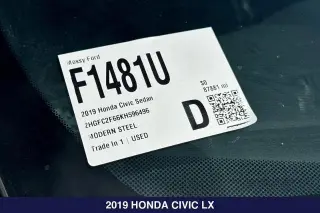 Honda Civic 2019 LX 4dr Sedan CVT