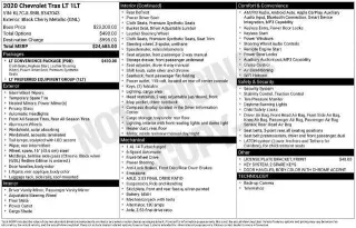 Chevrolet Trax 2020 LT 4dr Crossover