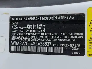 BMW 4 Series 2016 428i 2dr Convertible SULEV