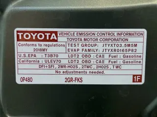 Toyota Highlander 2018 XLE 4dr SUV