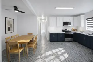 Casa con 4 recamaras y 2 banos