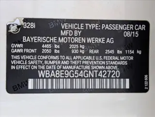 BMW 3 Series 2016 328i 4dr Sedan SULEV