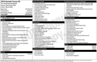 Hyundai TUCSON 2024 SE 4dr SUV