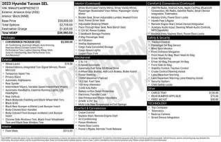 Hyundai TUCSON 2023 AWD SEL 4dr SUV